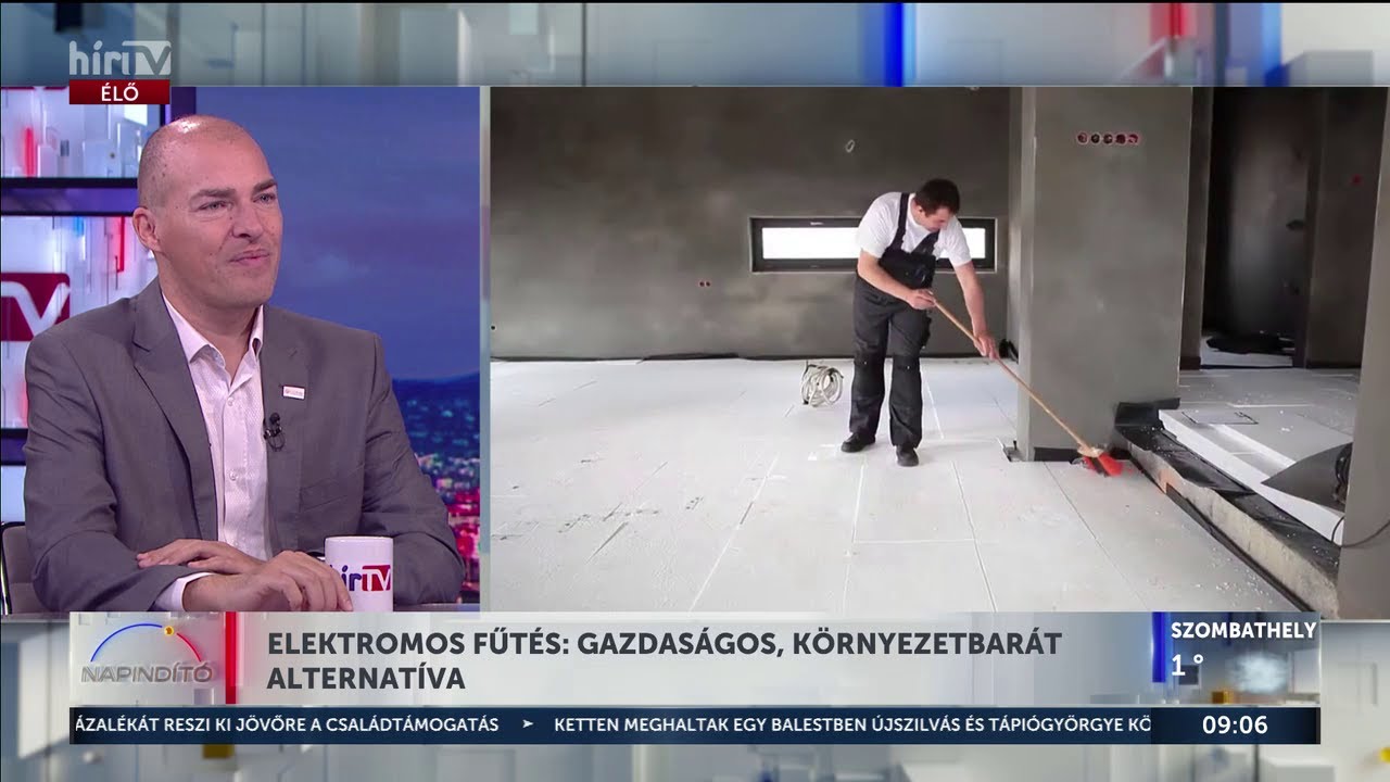 HÍR TV+ — láthatatlan, hangtalan, karbantartást nem igénylő fűtés